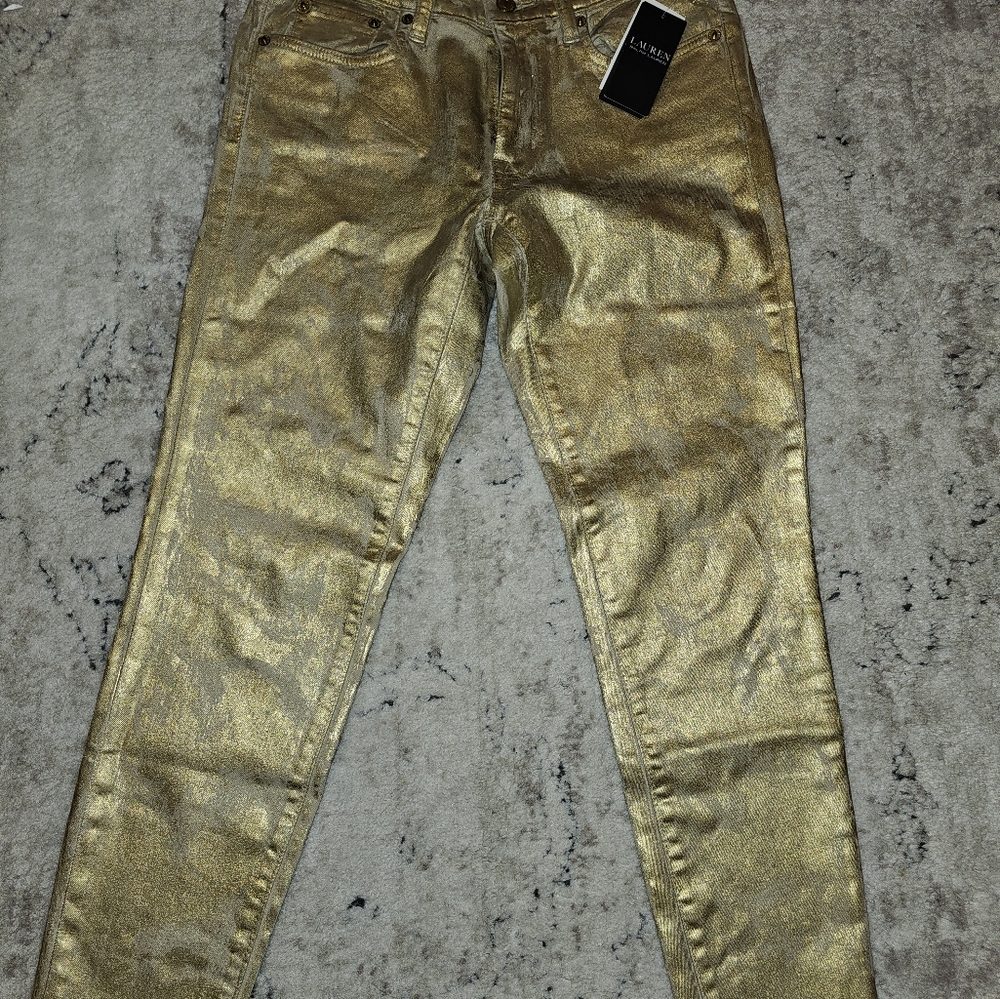 Ralph Lauren Mid Rise Skinny ANKLE Jeans. Size 6/28 waist